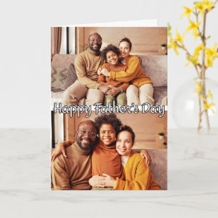 2-photo Custom Family Template Father's Day