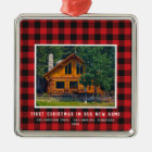 2 Photo First Xmas New Home Rustic Ceramic Orname
