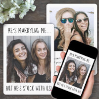 2 Photo Funny Bridesmaid / Maid of Honour Proposal