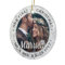 2 Photo Newlyweds 1st Xmas Married Faux Marble