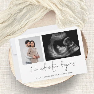 2 Photos Adventure Begins Pregnancy Announcement