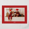 2 photos believe in Christmas magic family red