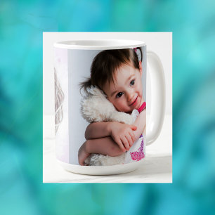 2 Photos: Child, Boyfriend, Spouse, Mum or Pet Coffee Mug