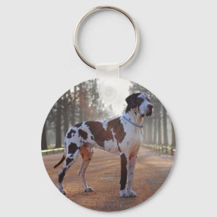 2 photos Great Dane Keychain – Great Dane gift
