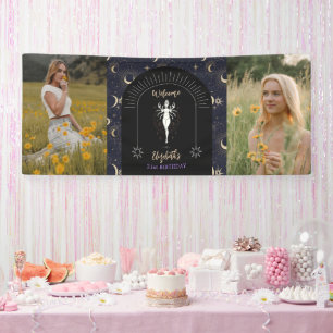 2 Photos Mystic Zodiac Cancer 21st Birthday Banner