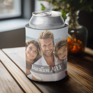 2 Photos with Your Own Snap Chat Meme Can Cooler