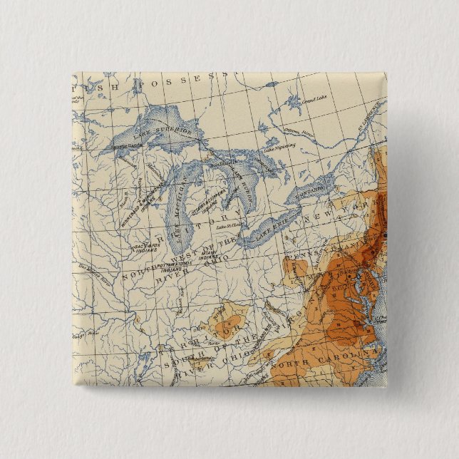 2 Population 1790 15 Cm Square Badge (Front)