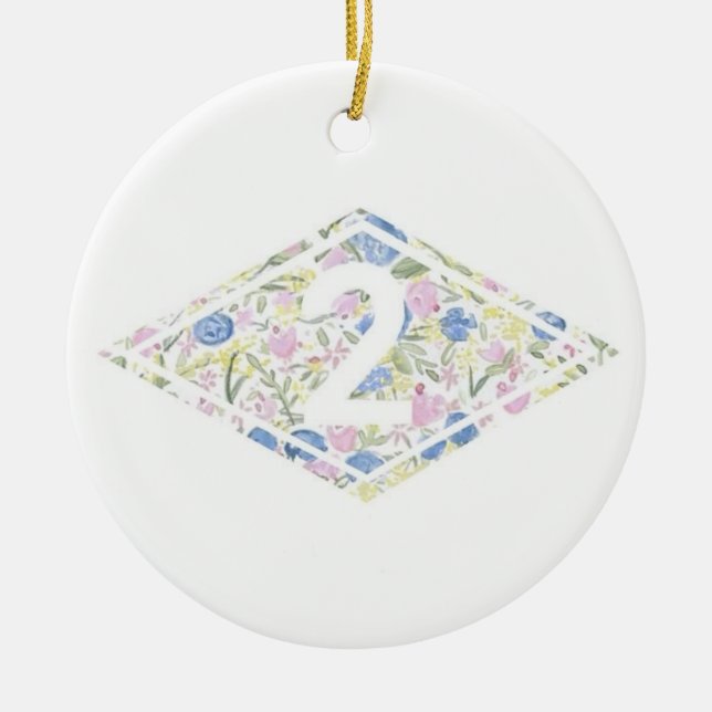 <2> Ranger Floral Diamond Ornament (Front)