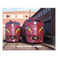 2 restored Pennsylvania railroad locomotives