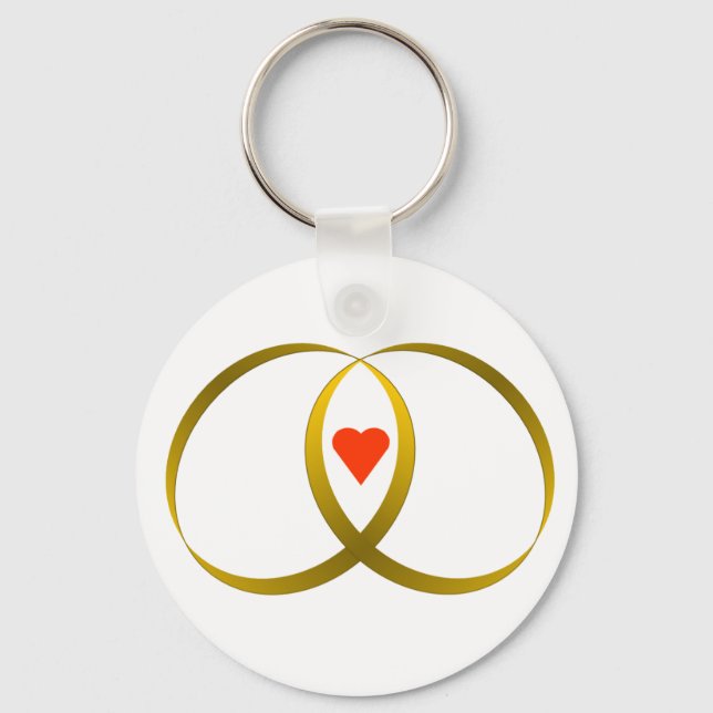 2 rings & heart key ring (Front)
