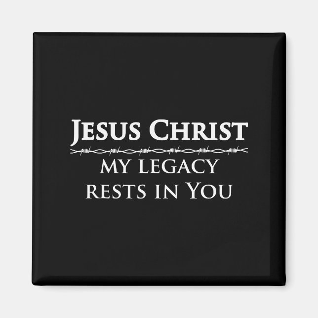 2 Samuel 7 Study Bible Verse Lord Jesus Christ Res Magnet (Front)