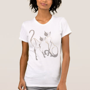 2 Siamese Kitties T-Shirt