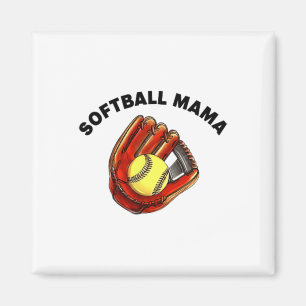 2 Side Softll Mama My Girl Might Not Always Swing Magnet