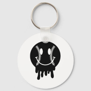 2 Side Somebodys Loud Mouth Baseball Mama Groovy M Key Ring