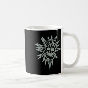 (2 Side) Spooky Island Est 2002 Amusement Skull Ha Coffee Mug