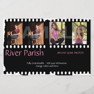 2 sided Affordable Actor Headshot Card