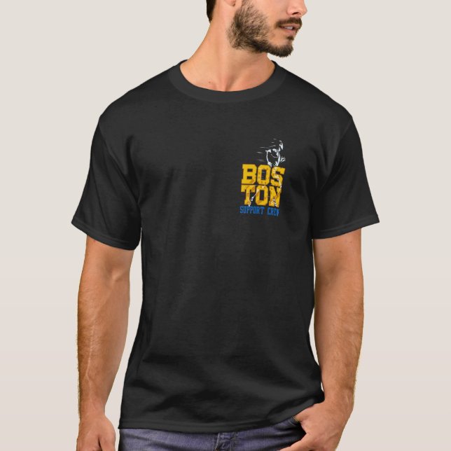 2 Sided Boston Support Crew Annual Marathon T-Shirt (Front)
