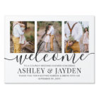 2 Sided Couples Wedding Shower Photo Welcome Yard