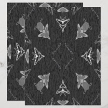 2-Sided Flying High in B&W Scrapbook Paper