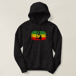 2-Sided Haile Selassie DARK T-shirt Hoodie