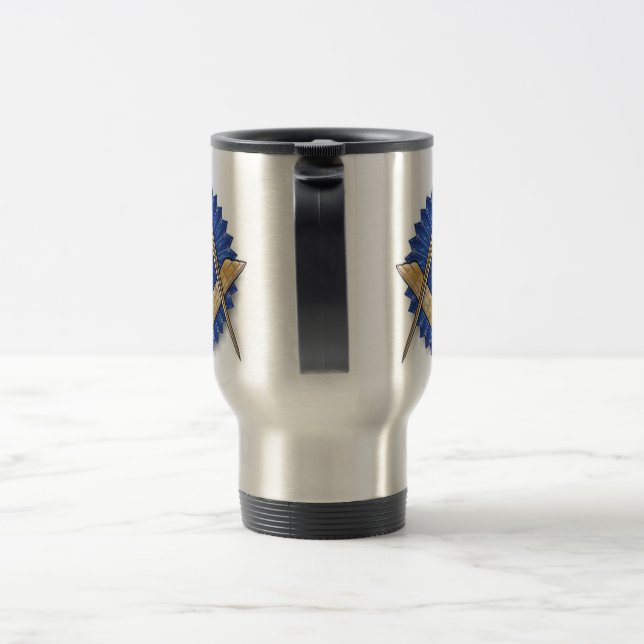 2 sided Masonic Mug (Handle)