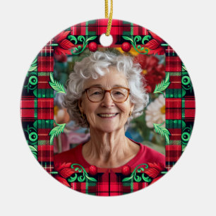 2 sided Memorial Christmas ornament