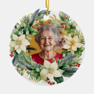 2 sided Memorial Christmas ornament