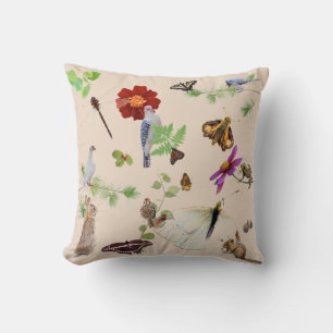 2-sided Nature's Colourful Good Earth whimsical: Cushion