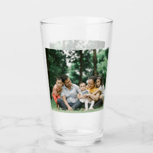 2 Sided Personalised Family Photo Glass