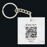 2 Sided QR Code Business Logo Professional Key Ring<br><div class="desc">2 Sided QR Code Business Logo Professional Keychain</div>