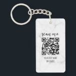 2 Sided QR Code Your Logo Business Professional Key Ring<br><div class="desc">2 Sided QR Code Your Logo Business Professional Keychain</div>