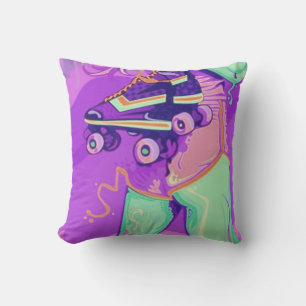 2 Sided Roller Skate Pillow