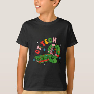 (2 Sided) Santa's Favorite Ct Tech Christmas Techn T-Shirt