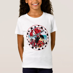 2 SidedGirls' Bella+Canvas Fitted Babydoll T-Shirt