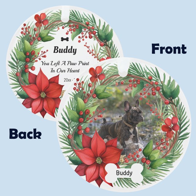 2-sides Pet Memorial Christmas Ornament (2-sides Pet Memorial Christmas Ornament)