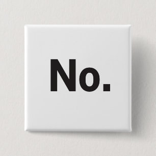 2" Square Button: No. 15 Cm Square Badge