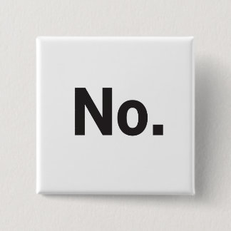 2" Square Button: No. 15 Cm Square Badge