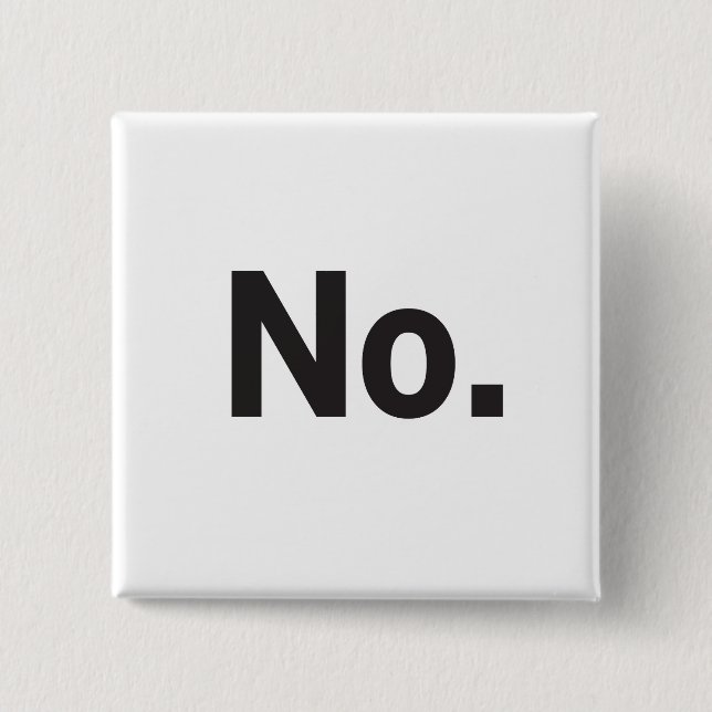 2" Square Button: No. 15 Cm Square Badge (Front)