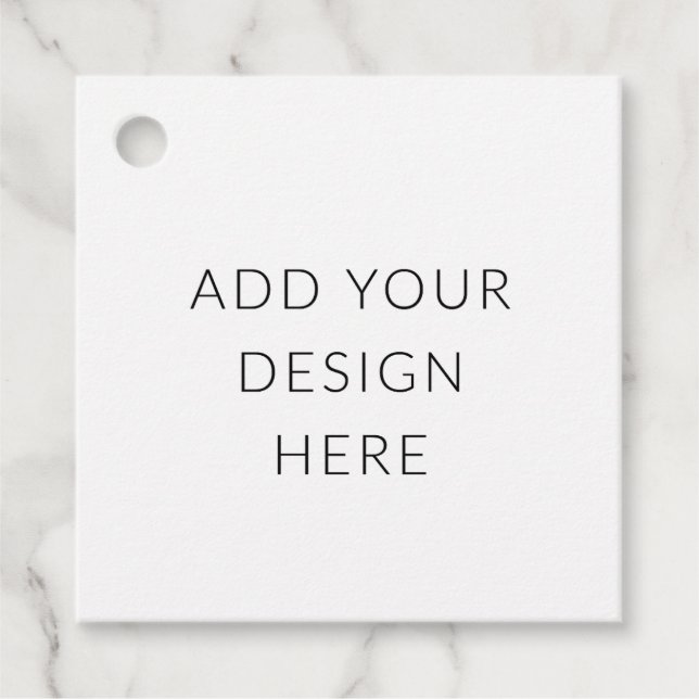 2" Square Tag Printing (Front)