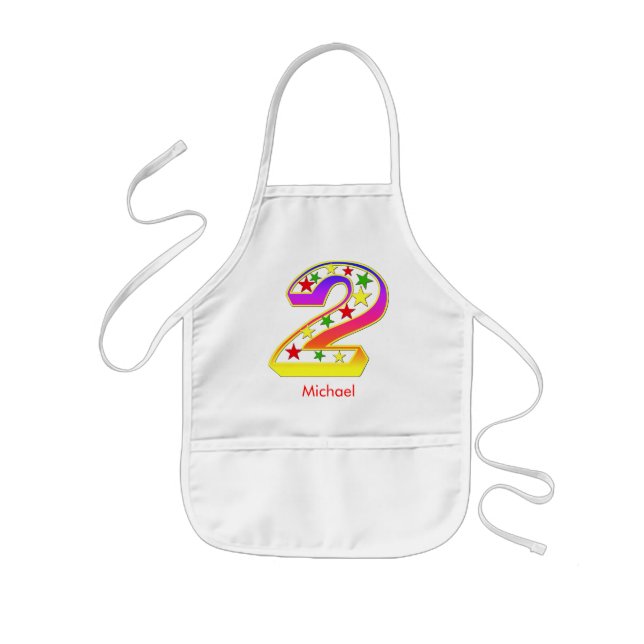 2 Star Apron for Kids (Front)