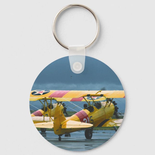 2 Stearman Keychain (Front)