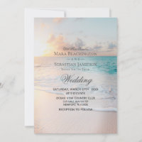 *~* 2 - Sunrise Pastel Beach Sunset Wedding