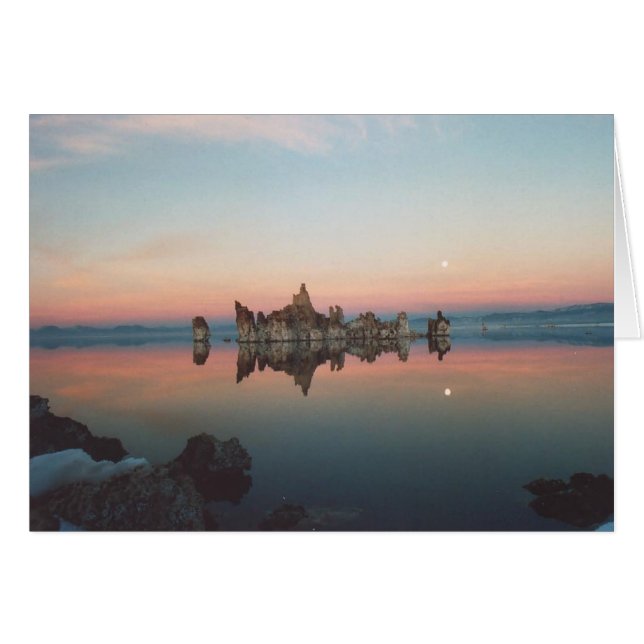 2. Sunset / Moonrise at Mono Lake (Front Horizontal)