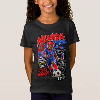 2 support Nevada Pierre 3 years old soccer player T-Shirt