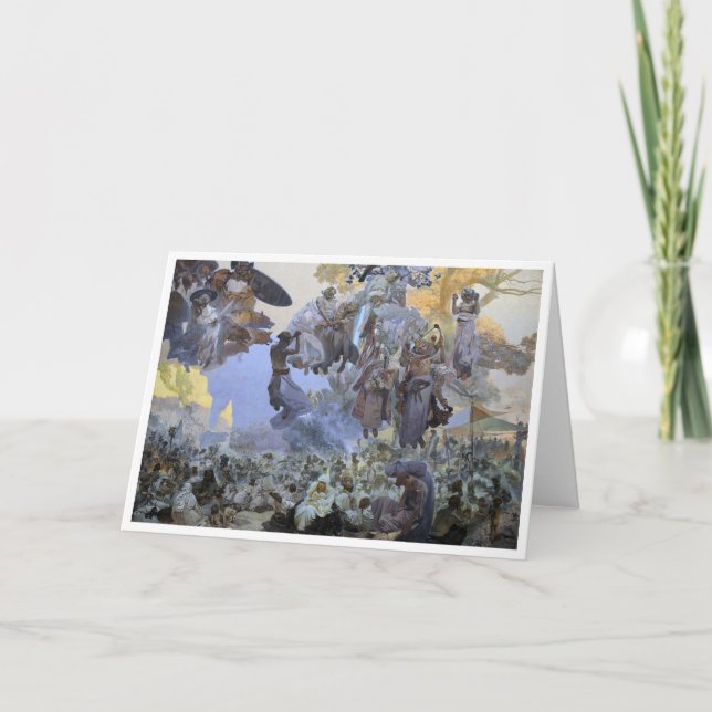 #2 The Celebration of Svantovit, Mucha Card (Front)