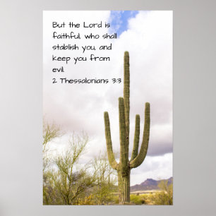 2 Thessalonians 3:3 Poster