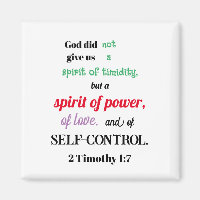 2 Timothy 1:7 Not Timid Christian