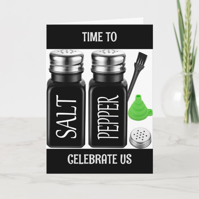 2 TOTALLY DIFFERENT PEOPLE IN LOVE FOREVER CARD (Front)