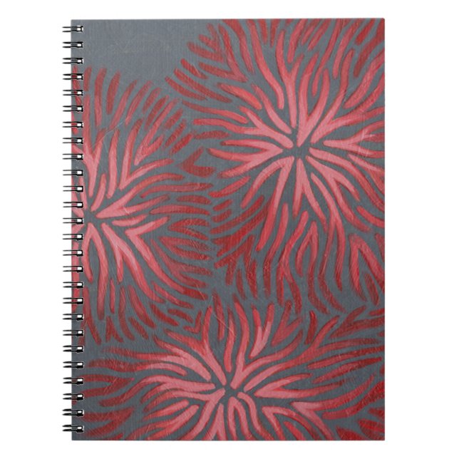 2-Up Dianthus II Spiral Notebook (Front)