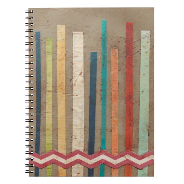 2-Up Paper Fences II Spiral Notebook (Front)